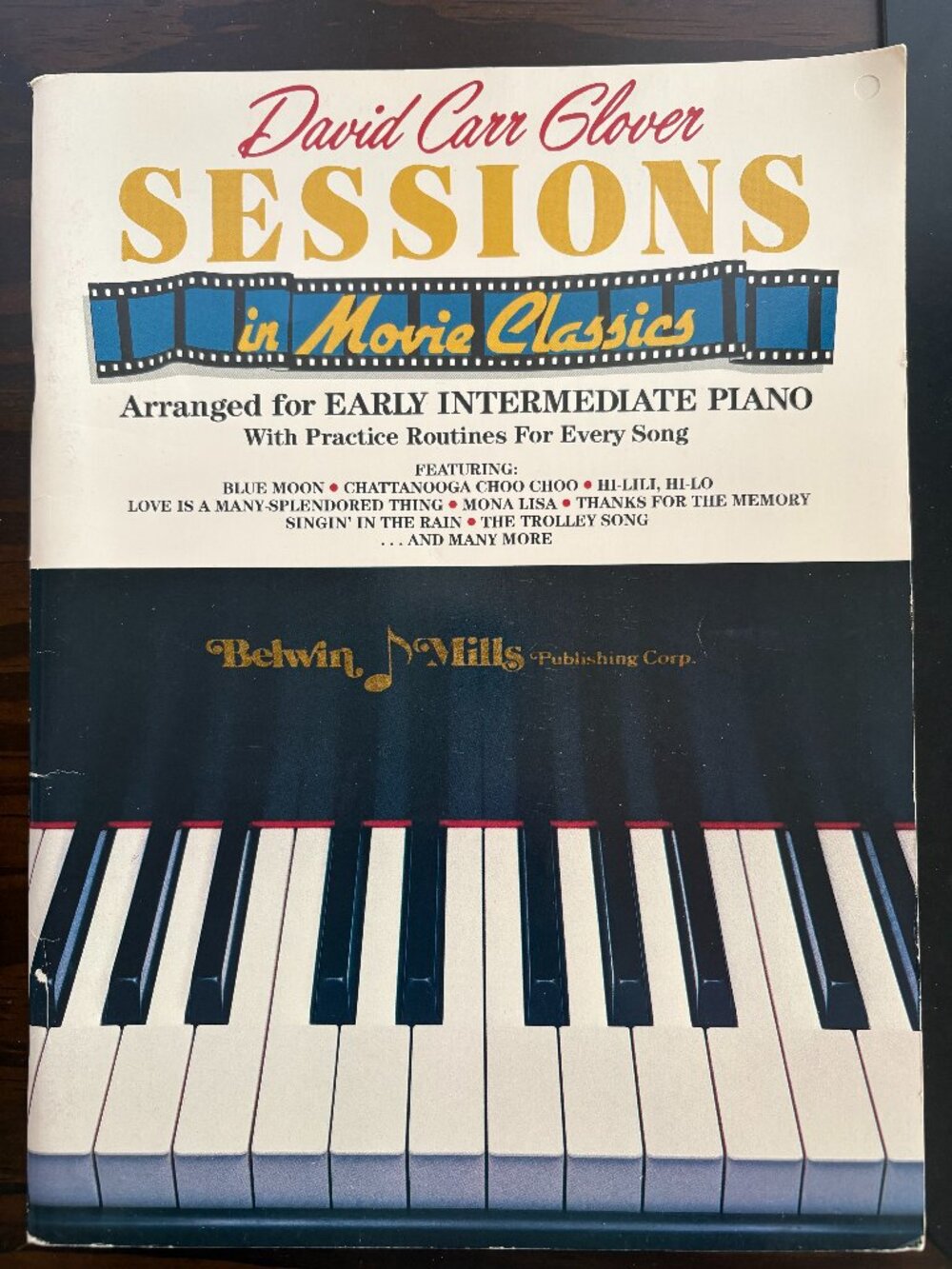 David Carr Glover Sessions in Movie Classics - Early Intermediate Piano Music